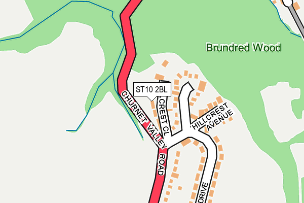 ST10 2BL map - OS OpenMap – Local (Ordnance Survey) ST10 2BL map - OS OpenMap – Local (Ordnance Survey)