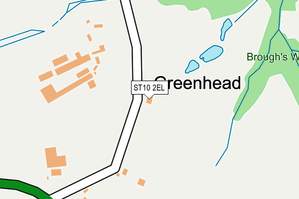ST10 2EL map - OS OpenMap – Local (Ordnance Survey) ST10 2EL map - OS OpenMap – Local (Ordnance Survey)