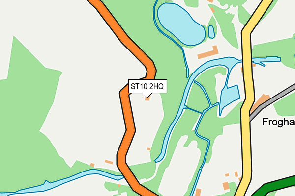 ST10 2HQ map - OS OpenMap – Local (Ordnance Survey) ST10 2HQ map - OS OpenMap – Local (Ordnance Survey)