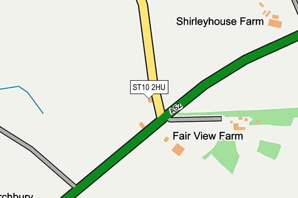 ST10 2HU map - OS OpenMap – Local (Ordnance Survey) ST10 2HU map - OS OpenMap – Local (Ordnance Survey)