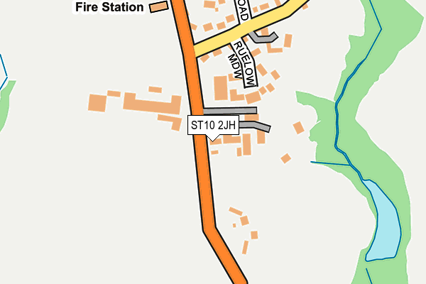 ST10 2JH map - OS OpenMap – Local (Ordnance Survey) ST10 2JH map - OS OpenMap – Local (Ordnance Survey)