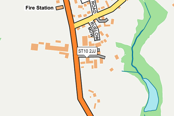 ST10 2JJ map - OS OpenMap – Local (Ordnance Survey) ST10 2JJ map - OS OpenMap – Local (Ordnance Survey)