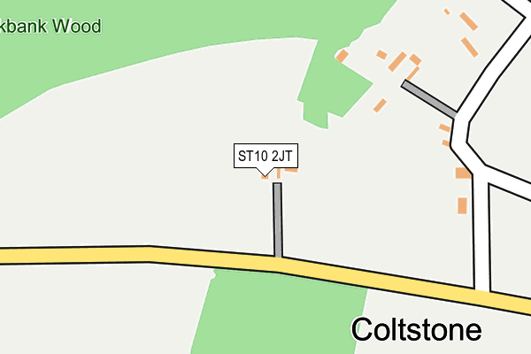 ST10 2JT map - OS OpenMap – Local (Ordnance Survey) ST10 2JT map - OS OpenMap – Local (Ordnance Survey)