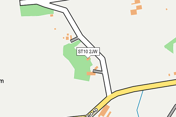 ST10 2JW map - OS OpenMap – Local (Ordnance Survey) ST10 2JW map - OS OpenMap – Local (Ordnance Survey)
