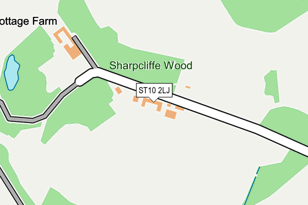 ST10 2LJ map - OS OpenMap – Local (Ordnance Survey) ST10 2LJ map - OS OpenMap – Local (Ordnance Survey)