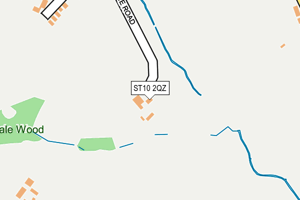 ST10 2QZ map - OS OpenMap – Local (Ordnance Survey) ST10 2QZ map - OS OpenMap – Local (Ordnance Survey)