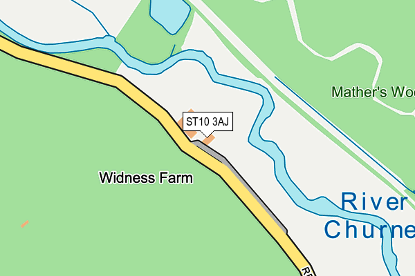 ST10 3AJ map - OS OpenMap – Local (Ordnance Survey) ST10 3AJ map - OS OpenMap – Local (Ordnance Survey)