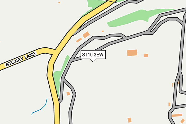 ST10 3EW map - OS OpenMap – Local (Ordnance Survey) ST10 3EW map - OS OpenMap – Local (Ordnance Survey)