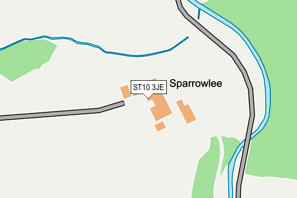 ST10 3JE map - OS OpenMap – Local (Ordnance Survey) ST10 3JE map - OS OpenMap – Local (Ordnance Survey)