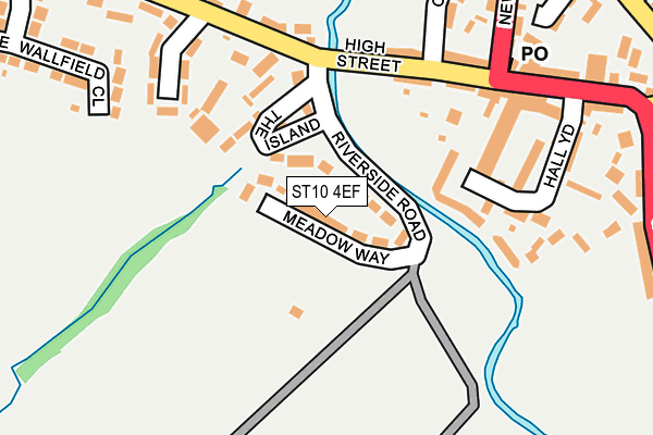 ST10 4EF map - OS OpenMap – Local (Ordnance Survey) ST10 4EF map - OS OpenMap – Local (Ordnance Survey)