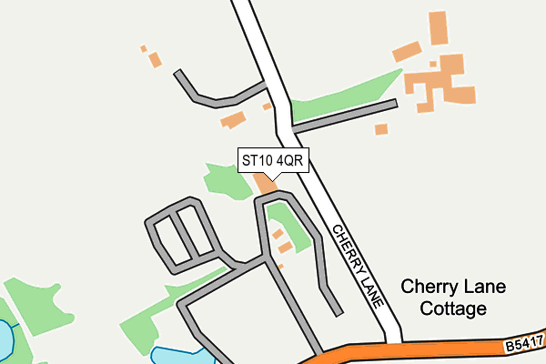 ST10 4QR map - OS OpenMap – Local (Ordnance Survey) ST10 4QR map - OS OpenMap – Local (Ordnance Survey)
