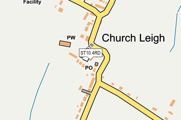 ST10 4RD map - OS OpenMap – Local (Ordnance Survey)