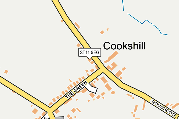 ST11 9EG map - OS OpenMap – Local (Ordnance Survey) ST11 9EG map - OS OpenMap – Local (Ordnance Survey)