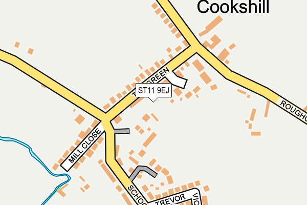 ST11 9EJ map - OS OpenMap – Local (Ordnance Survey) ST11 9EJ map - OS OpenMap – Local (Ordnance Survey)