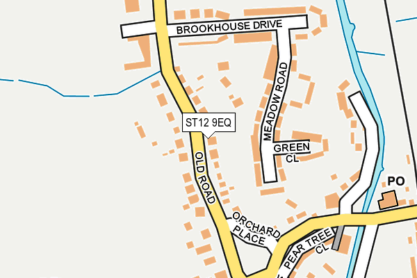 ST12 9EQ map - OS OpenMap – Local (Ordnance Survey) ST12 9EQ map - OS OpenMap – Local (Ordnance Survey)