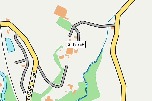 ST13 7EP map - OS OpenMap – Local (Ordnance Survey) ST13 7EP map - OS OpenMap – Local (Ordnance Survey)