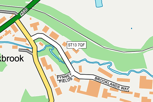 ST13 7QF map - OS OpenMap – Local (Ordnance Survey) ST13 7QF map - OS OpenMap – Local (Ordnance Survey)