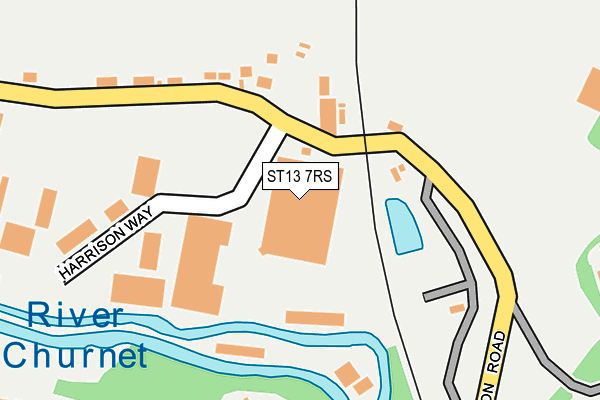 ST13 7RS map - OS OpenMap – Local (Ordnance Survey) ST13 7RS map - OS OpenMap – Local (Ordnance Survey)