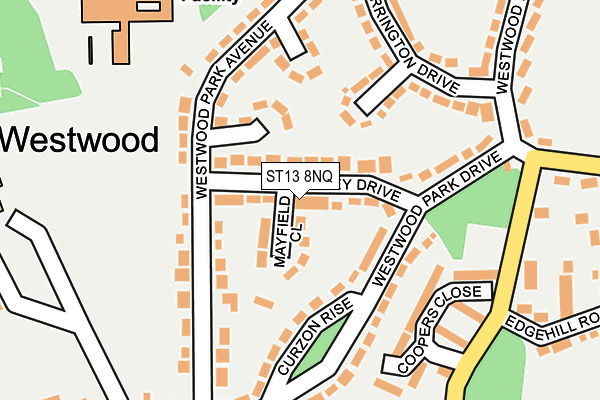 ST13 8NQ map - OS OpenMap – Local (Ordnance Survey) ST13 8NQ map - OS OpenMap – Local (Ordnance Survey)