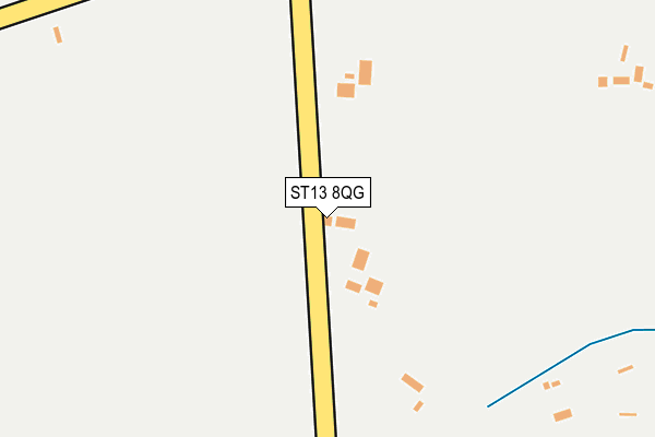 ST13 8QG map - OS OpenMap – Local (Ordnance Survey) ST13 8QG map - OS OpenMap – Local (Ordnance Survey)