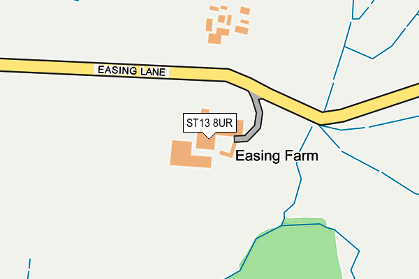 ST13 8UR map - OS OpenMap – Local (Ordnance Survey) ST13 8UR map - OS OpenMap – Local (Ordnance Survey)
