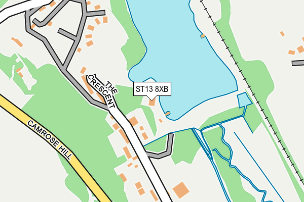 ST13 8XB map - OS OpenMap – Local (Ordnance Survey) ST13 8XB map - OS OpenMap – Local (Ordnance Survey)