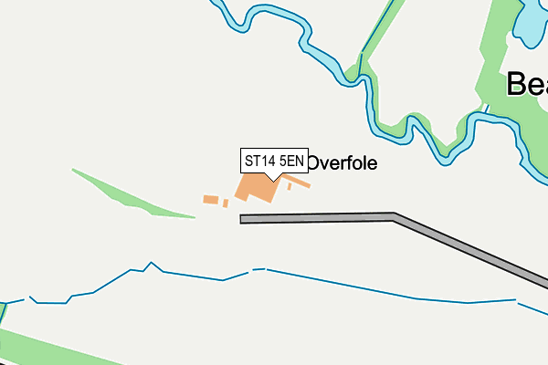 ST14 5EN map - OS OpenMap – Local (Ordnance Survey) ST14 5EN map - OS OpenMap – Local (Ordnance Survey)