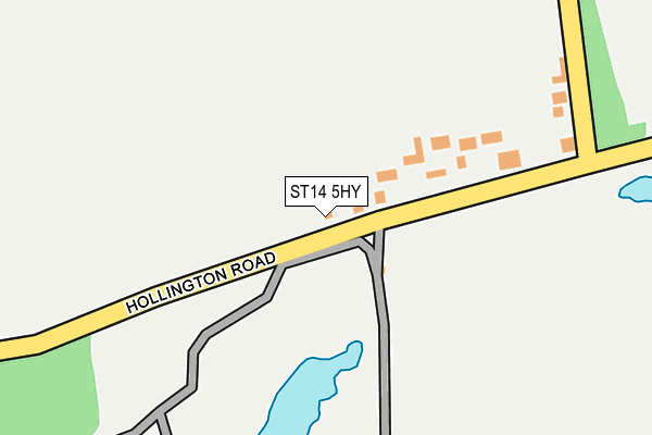 ST14 5HY map - OS OpenMap – Local (Ordnance Survey) ST14 5HY map - OS OpenMap – Local (Ordnance Survey)