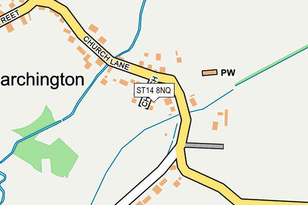ST14 8NQ map - OS OpenMap – Local (Ordnance Survey) ST14 8NQ map - OS OpenMap – Local (Ordnance Survey)