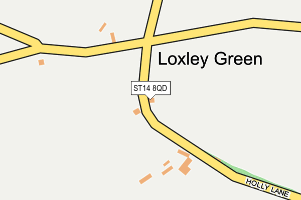 ST14 8QD map - OS OpenMap – Local (Ordnance Survey) ST14 8QD map - OS OpenMap – Local (Ordnance Survey)
