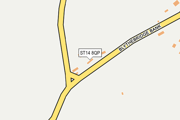 ST14 8QP map - OS OpenMap – Local (Ordnance Survey) ST14 8QP map - OS OpenMap – Local (Ordnance Survey)