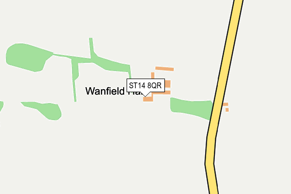 ST14 8QR map - OS OpenMap – Local (Ordnance Survey) ST14 8QR map - OS OpenMap – Local (Ordnance Survey)