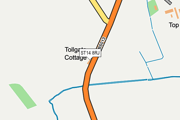ST14 8RJ map - OS OpenMap – Local (Ordnance Survey) ST14 8RJ map - OS OpenMap – Local (Ordnance Survey)