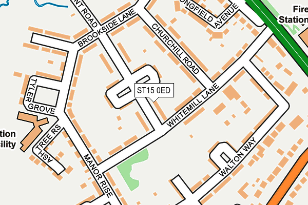 ST15 0ED map - OS OpenMap – Local (Ordnance Survey) ST15 0ED map - OS OpenMap – Local (Ordnance Survey)