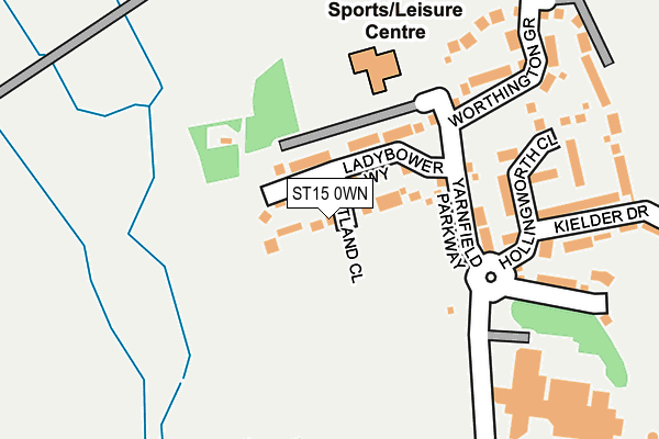 ST15 0WN map - OS OpenMap – Local (Ordnance Survey) ST15 0WN map - OS OpenMap – Local (Ordnance Survey)