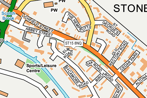 ST15 8NQ map - OS OpenMap – Local (Ordnance Survey) ST15 8NQ map - OS OpenMap – Local (Ordnance Survey)