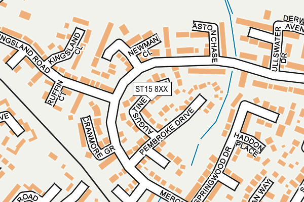 ST15 8XX map - OS OpenMap – Local (Ordnance Survey) ST15 8XX map - OS OpenMap – Local (Ordnance Survey)