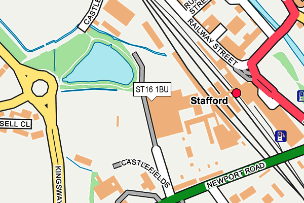 ST16 1BU map - OS OpenMap – Local (Ordnance Survey) ST16 1BU map - OS OpenMap – Local (Ordnance Survey)