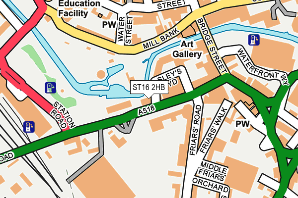 ST16 2HB map - OS OpenMap – Local (Ordnance Survey) ST16 2HB map - OS OpenMap – Local (Ordnance Survey)
