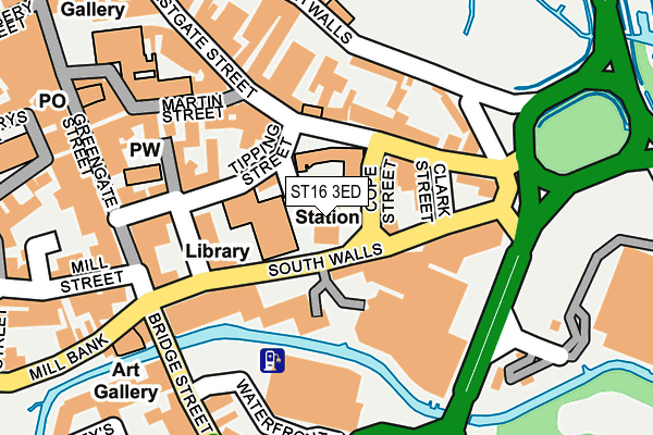 ST16 3ED map - OS OpenMap – Local (Ordnance Survey) ST16 3ED map - OS OpenMap – Local (Ordnance Survey)