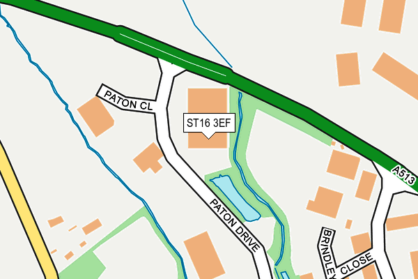 ST16 3EF map - OS OpenMap – Local (Ordnance Survey) ST16 3EF map - OS OpenMap – Local (Ordnance Survey)