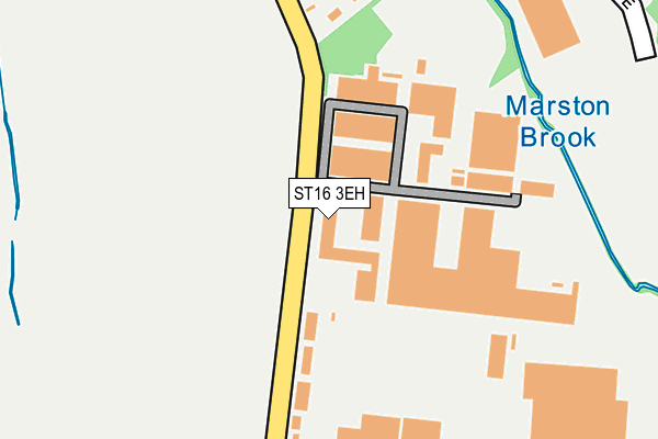 ST16 3EH map - OS OpenMap – Local (Ordnance Survey) ST16 3EH map - OS OpenMap – Local (Ordnance Survey)