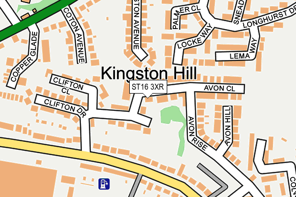 ST16 3XR map - OS OpenMap – Local (Ordnance Survey) ST16 3XR map - OS OpenMap – Local (Ordnance Survey)