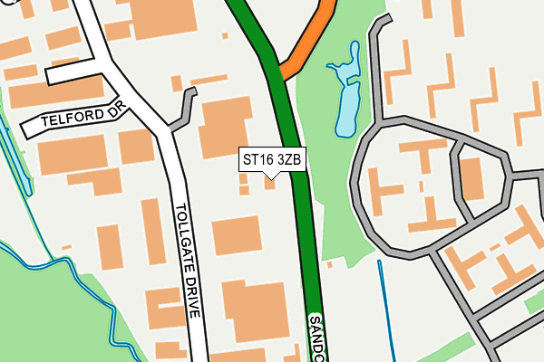 ST16 3ZB map - OS OpenMap – Local (Ordnance Survey) ST16 3ZB map - OS OpenMap – Local (Ordnance Survey)