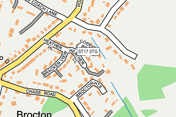 ST17 0TG map - OS OpenMap – Local (Ordnance Survey) ST17 0TG map - OS OpenMap – Local (Ordnance Survey)