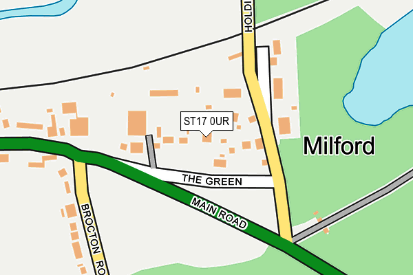 ST17 0UR map - OS OpenMap – Local (Ordnance Survey) ST17 0UR map - OS OpenMap – Local (Ordnance Survey)