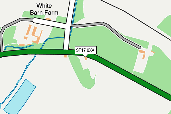 ST17 0XA map - OS OpenMap – Local (Ordnance Survey) ST17 0XA map - OS OpenMap – Local (Ordnance Survey)