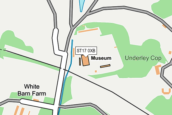 ST17 0XB map - OS OpenMap – Local (Ordnance Survey) ST17 0XB map - OS OpenMap – Local (Ordnance Survey)