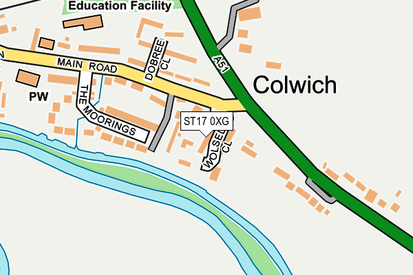 ST17 0XG map - OS OpenMap – Local (Ordnance Survey) ST17 0XG map - OS OpenMap – Local (Ordnance Survey)
