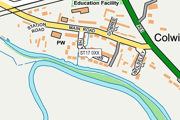 ST17 0XX map - OS OpenMap – Local (Ordnance Survey) ST17 0XX map - OS OpenMap – Local (Ordnance Survey)